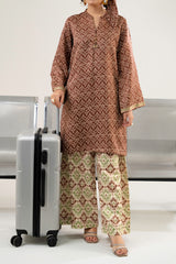 Stitched 2Pc - Printed Herringbone - NPWHB2011