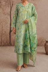 NUSLW3086 Printed Lawn Suit - Unstitched 3Pc