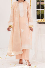 NPSLA3116 Aari Embroidered Lawn Suit - 3Pc