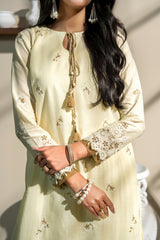 BRIE - Schiffli Embroidered Lawn Suit - 3Pc