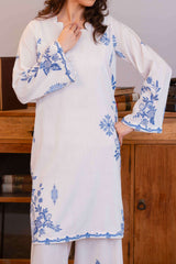 Npslr2104 Printed Raw Silk Lawn - Stitched 2Pc