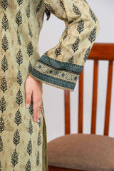 NUSLW3040 Printed Lawn Suit - Unstitched 3Pc