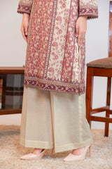 Unstitched 3Pc Printed Lawn Suit - NUSLW3064