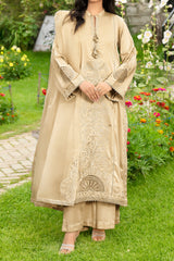 Stitched 3Pc - Cotton Satin - NPSCS3142