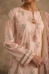 NUSLW3089 Printed Lawn Suit - Unstitched 3Pc