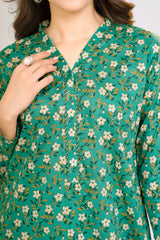 NUSLW3022 Printed Lawn Suit - Unstitched 3Pc