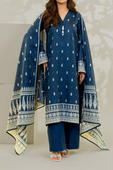 Stitched 3Pc - Printed Khaddar - NPWKDP3008