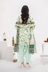 NUSLW3115 Printed Lawn Suit - Unstitched 3Pc
