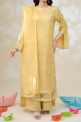 Stitched 3Pc - Cotton Satin - NPSCS3144