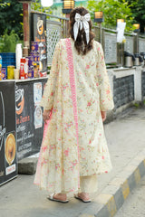 Stitched 3Pc - Embroidered Lawn - NPSLE3155