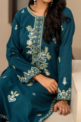 Npsde2108 Embroidered Dobby Lawn - Stitched 2Pc