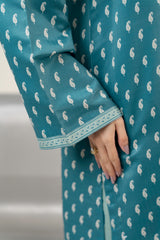 Stitched 2Pc - Printed Herringbone - NPWHB2013
