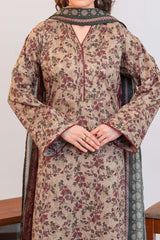 NUSLW3085 Printed Lawn Suit - Unstitched 3Pc