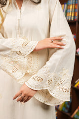 Stitched 2Pc - Embroidered Khaddar - NUWKDS2007