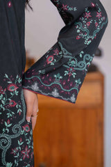 Npslr2103 Printed Raw Silk Lawn - Stitched 2Pc