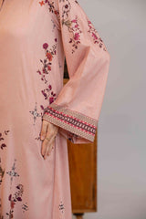 Npslr116 Printed Raw Silk Lawn - Stitched 1Pc