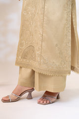 Stitched 3Pc - Cotton Satin - NPSCS3142