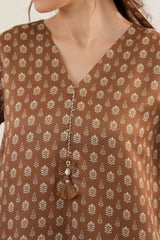 Stitched 2Pc - Printed Herringbone - NPWHB2010
