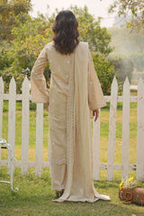 NPSSE3085 Schiffli Embroidered Lawn Suit - Stitched 3Pc