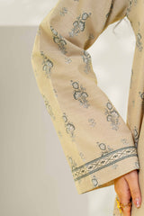 Unstitched 3Pc - Printed Khaddar Suit - 263027