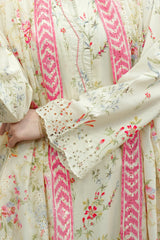 Stitched 3Pc - Embroidered Lawn - NPSSE3155