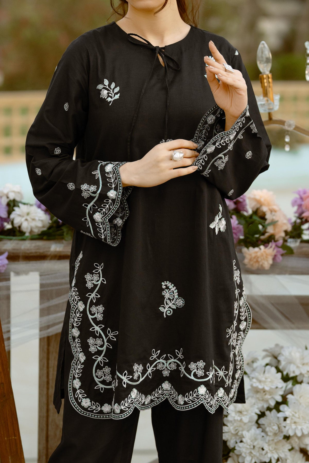 NPSCE2088 Embroidered Lawn Suit - Stitched 2Pc