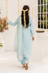 NPSLA3119 Aari Embroidered Lawn Suit - 3Pc