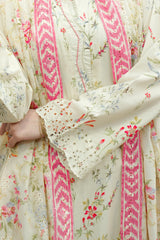 Stitched 3Pc - Embroidered Lawn - NPSLE3155