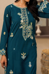 Npsde2108 Embroidered Dobby Lawn - Stitched 2Pc
