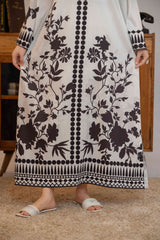 Npslr117 Printed Raw Silk Lawn - Stitched 1Pc