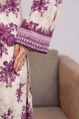 NUSLW3063 Printed Lawn Suit - Unstitched 3Pc