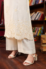 Stitched 2Pc - Embroidered Khaddar - NUWKDS2007