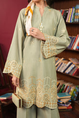 Stitched 2Pc - Embroidered Khaddar - NUWKDS2006