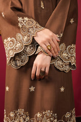 Stitched 2Pc - Embroidered Khaddar - NUWKDS2004