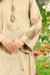 Stitched 3Pc - Cotton Satin - NPSCS3142