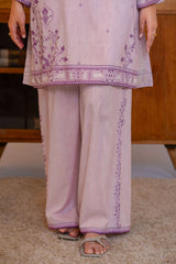 Npslr2101 Printed Raw Silk Lawn - Stitched 2Pc