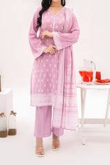 NUSLW3108 Printed Lawn Suit - Unstitched 3Pc