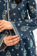NUSLW3129 Printed Lawn Suit - Unstitched 3Pc