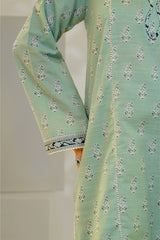 Unstitched 3Pc - Printed Khaddar Suit - 263011