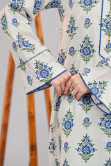 NUSLW3016 Printed Lawn Suit - Unstitched 3Pc