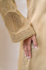 Stitched 3Pc - Cotton Satin - NPSCS3142