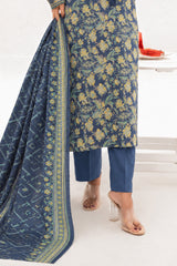 NUSLW3142 Printed Lawn Suit - Unstitched 3Pc
