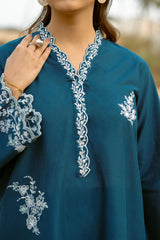 NPSCE2094 Embroidered Lawn Suit - Stitched 2Pc