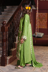 Unstitched 3Pc - Peach Embroidered  - NUWDPE263020