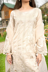 Stitched 3Pc - Cotton Satin - NPSCS3141
