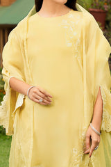 Stitched 3Pc - Cotton Satin - NPSCS3144