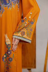Npslr112 Printed Raw Silk Lawn - Stitched 1Pc
