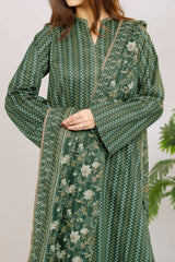 NUSLW3048 Printed Lawn Suit - Unstitched 3Pc