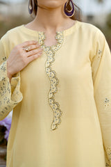 NPSCE2091 Embroidered Lawn Suit - Stitched 2Pc