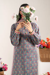 NUSLW3122 Printed Lawn Suit - Unstitched 3Pc